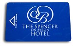 Spencer on Byron Hotel Key card-front